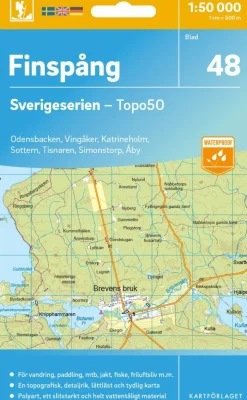 48 Finspång Sverigeserien Topo50