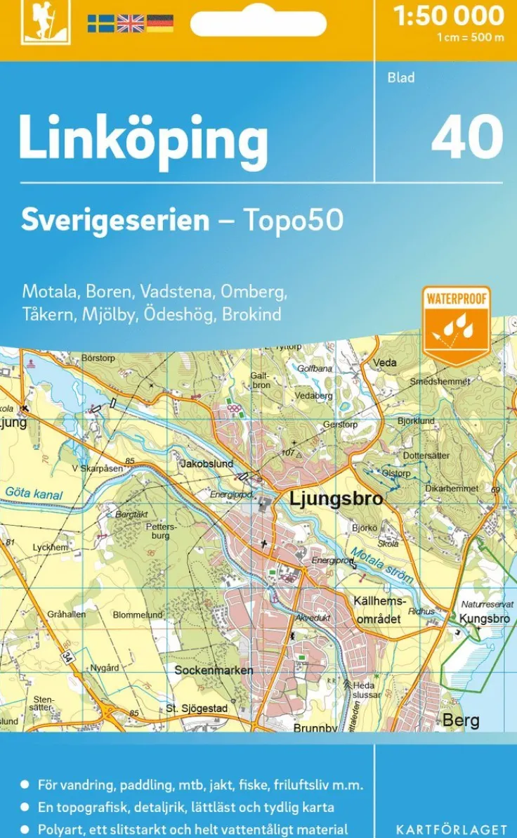 40 Linköping Sverigeserien Topo50