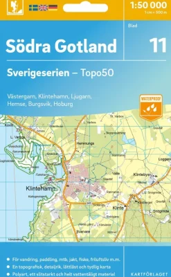11 Södra Gotland Sverigeserien Topo50