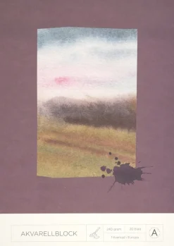 Akvarellblock A5 240g 20 blad