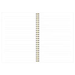 Anteckningsblock A5 linjerad Fläder