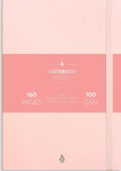 Anteckningsbok A5 Deluxe rosa