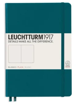 Anteckningsbok A5 Leuchtturm1917 olinjerad Pacific Green
