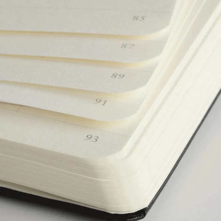 Anteckningsbok A5 Leuchtturm1917 linjerad Black