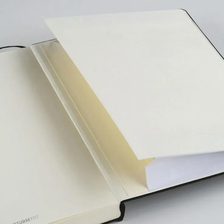 Anteckningsbok A5 Leuchtturm1917 linjerad Black