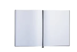 Anteckningsbok 19x25cm olinjerad soft svart