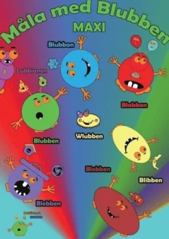 Blubben och Blubbianerna: Måla med Blubben MAXI