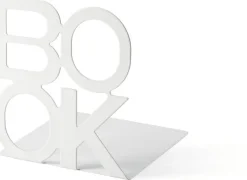 Bokstöd Book 2-pack vit