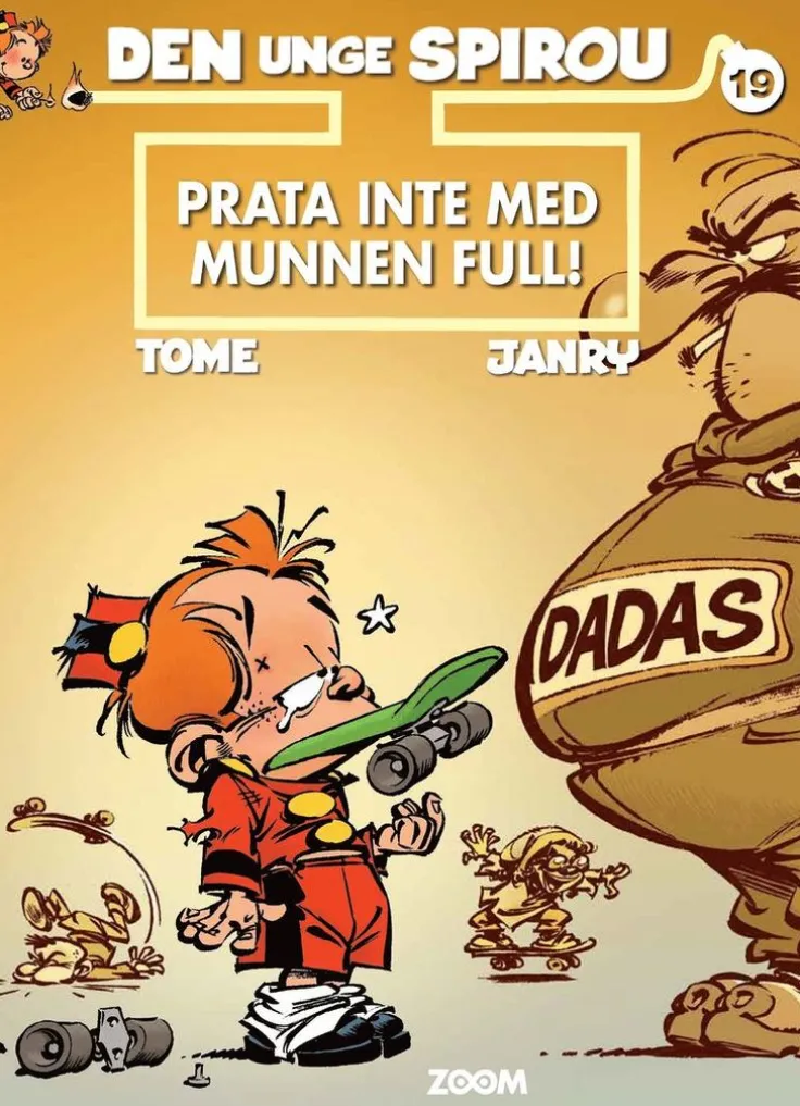 Den unge Spirou 19. Prata inte med munnen full!