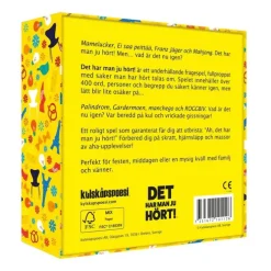 Det har man ju hört