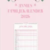 Familjekalender 2026 Annies familj