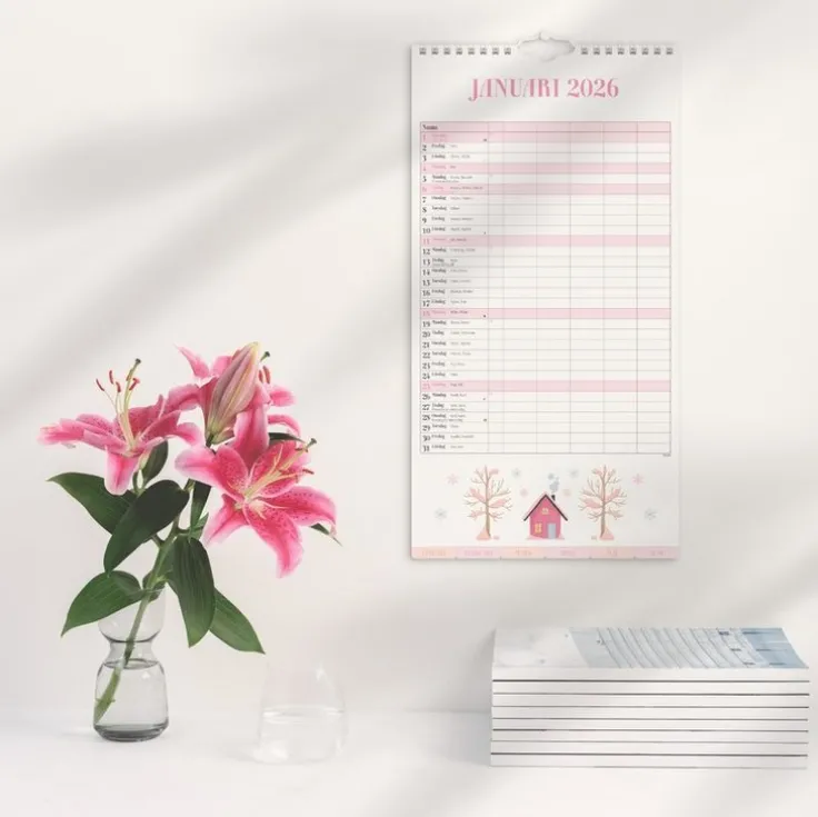 Familjekalender 2026 Annies familj