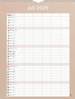 Familjekalender 2026 Praktisk