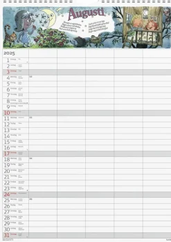 Familjekalender 2025 Stickers