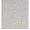 Fotoalbum 200 fickor FOTO grå