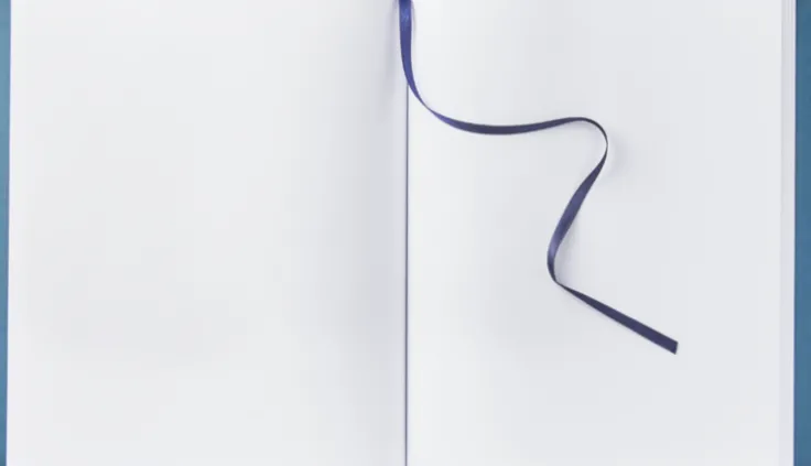 Gästbok 210x240mm duo blå