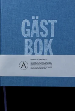 Gästbok 210x240mm duo blå