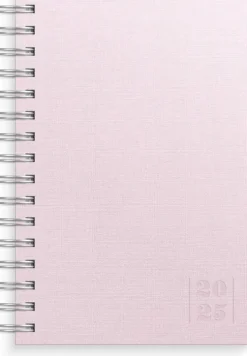 Kalender 2025 Dagbok Textile rosa