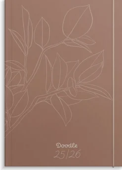 Kalender 2025-2026 Doodle inbunden