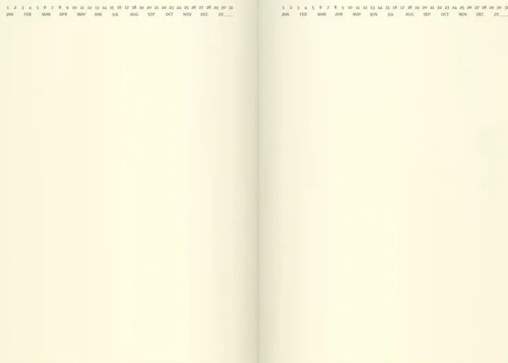 Kalender 2025 Liten Veckokalender Forma Deluxe svart