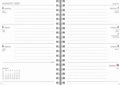 Kalender 2025 Senator A6 Textile svart
