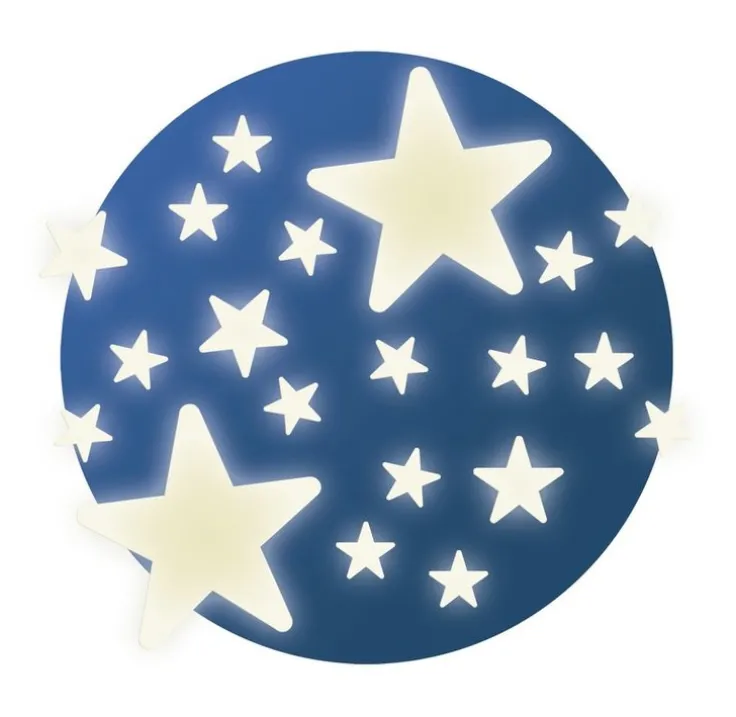 Klistermärken stjärnor självlysande