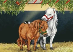 Kort Sigge hästar i stallet