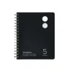 Ämnesblock A5 - 5 flikar kartong svart