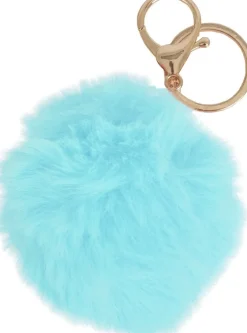 Nyckelring Pom Pom turkos