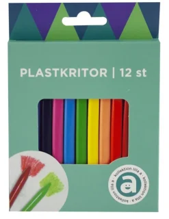Plastkritor 12 färger