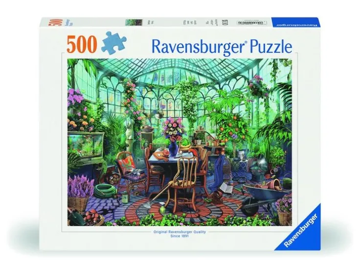 Pussel 500 bitar - Greenhouse Mornings