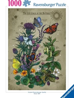 Pussel 1000 bitar Lifecircle Butterfly