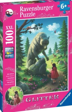Pussel 100 bitar Red Riding Hood & The Wolf