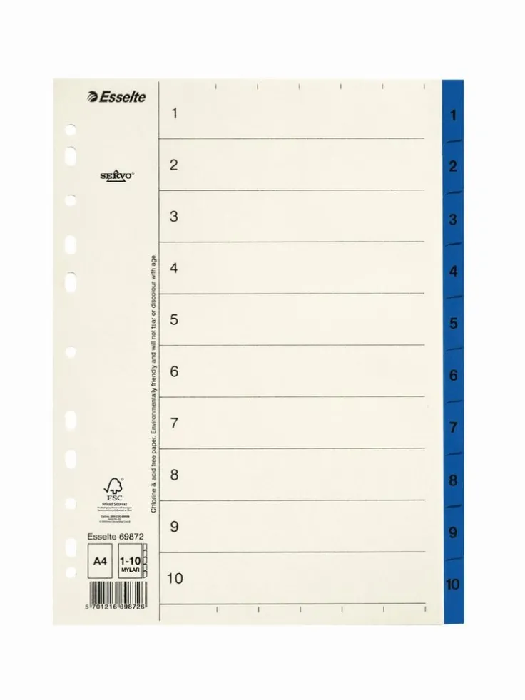 Register A4 1-10 servo