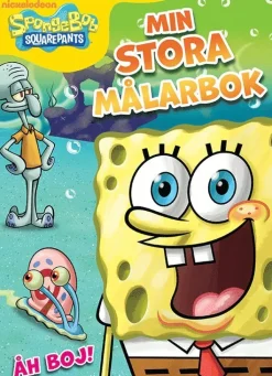 SvampBob Fyrkant. Min stora målarbok : Åh boj!