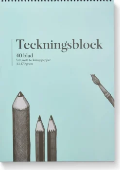 Teckningsblock A3 170g 40 blad