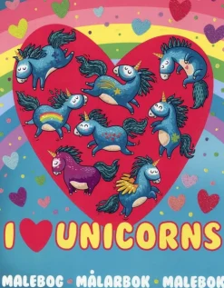 Unicorns Målarbok