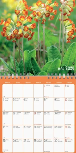 Väggkalender 2026 Blommor