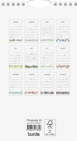 Väggkalender 2025 Mini