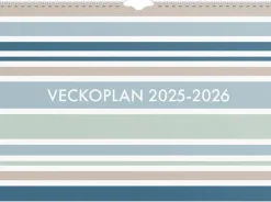 Väggkalender 2025-2026 Veckoplan